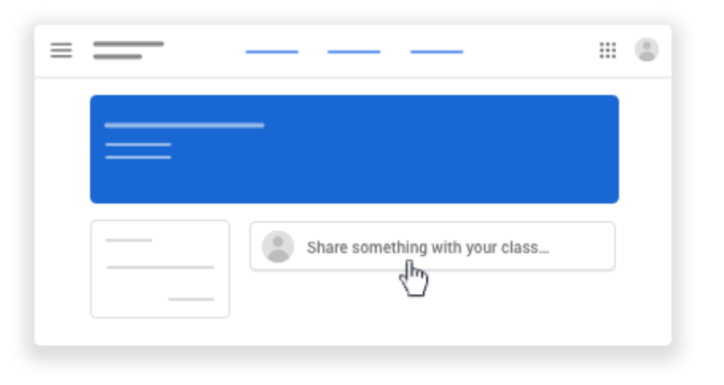 post to google classroom Stream page